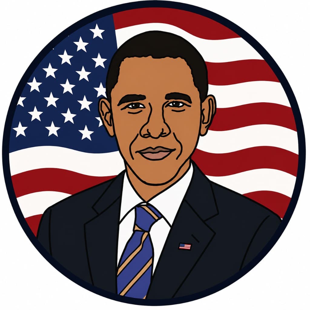 Presidential portrait of the $NGGR caricature